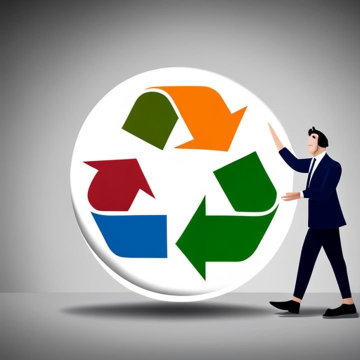 Imagen de un ciclo de reciclaje completo