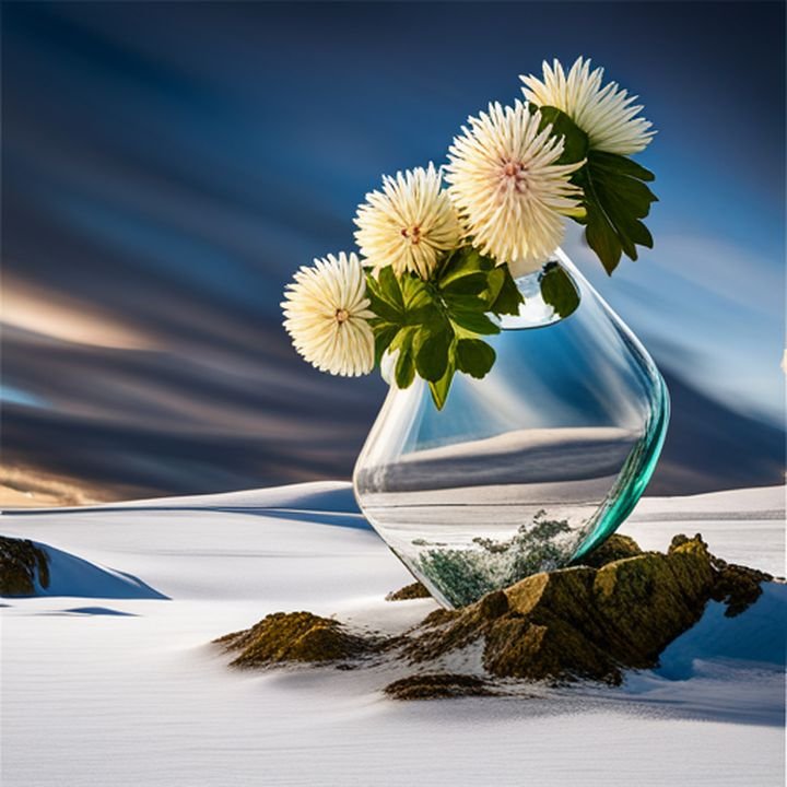 Una imagen de una persona utilizando un viejo tarro de vidrio como maceta para plantas